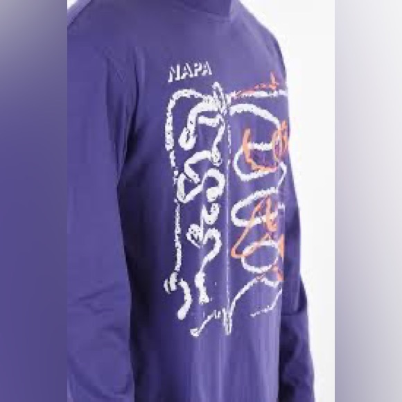 Napa by Martine Rose Long Sleeve S-Senales Tee- Medium - Picture 3 of 4